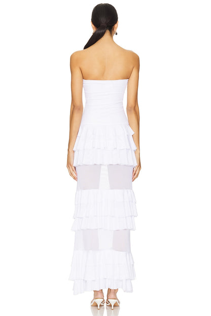 superdown Lorenza Maxi Dress in White