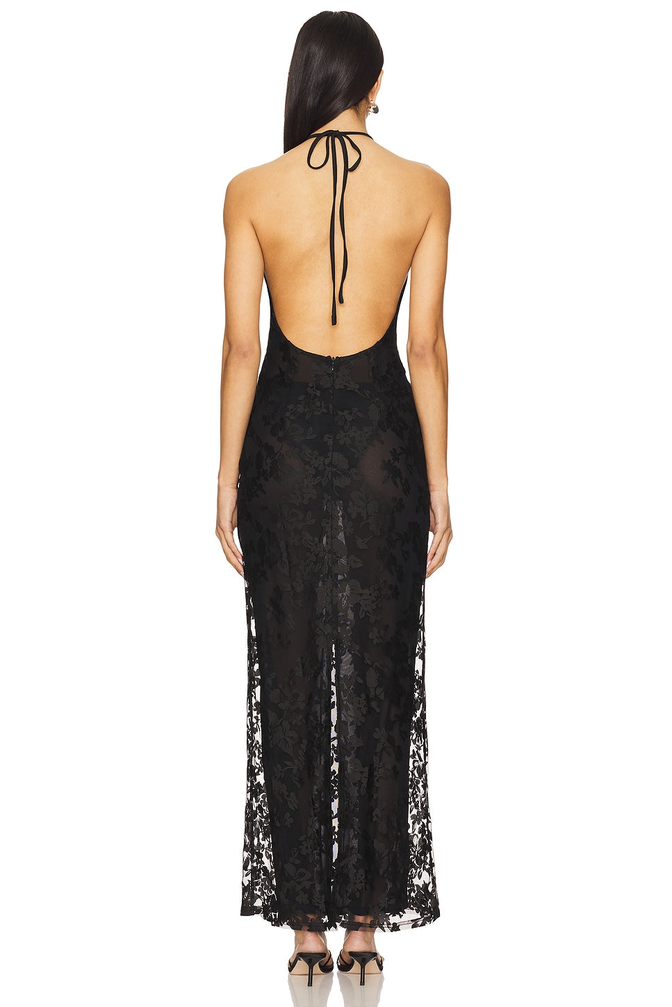 superdown Calista Maxi Dress in Black