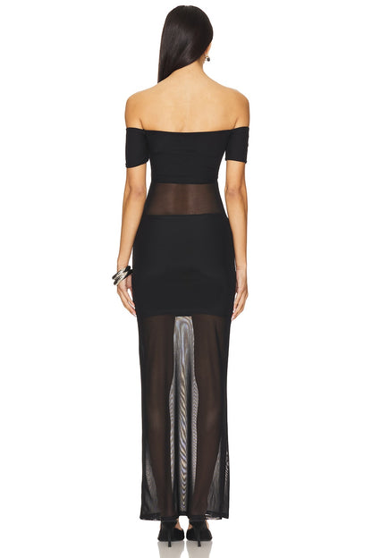 superdown Jaya Maxi Dress in Black