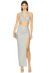 superdown Carli Gown in Silver