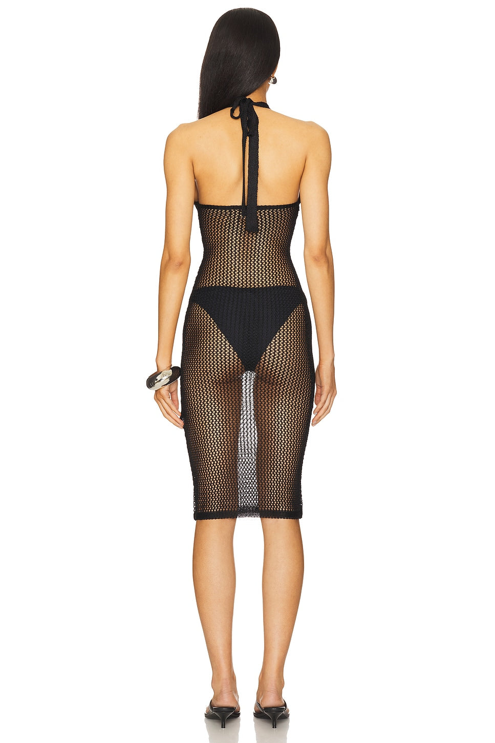 superdown Carmina Halter Dress in Black