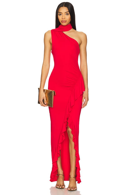 superdown Sardina Maxi Dress in Red