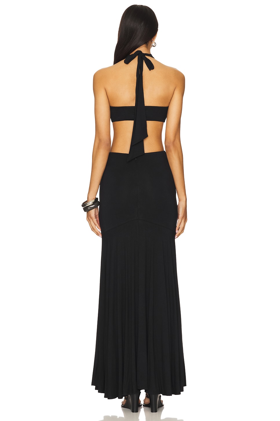 superdown Yasmina Maxi Skirt Set in Black