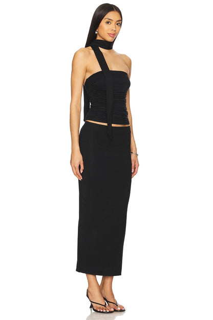 superdown Dragana Skirt Set in Black