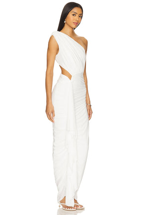 superdown Juliet Midi Dress in White