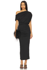 superdown Elisya Off Shoulder Dress in Black