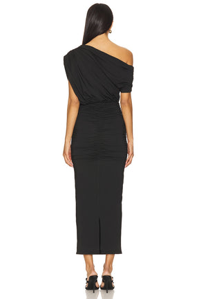 superdown Elisya Off Shoulder Dress in Black