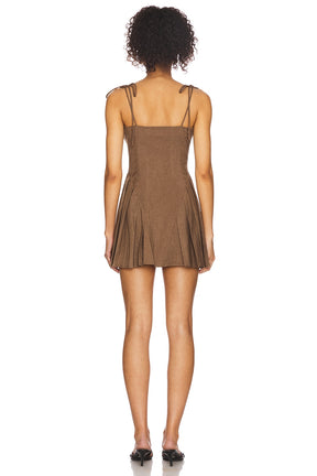 superdown Elanor Mini Dress in Brown