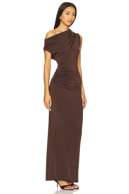 superdown Morgana Skirt Set in Brown