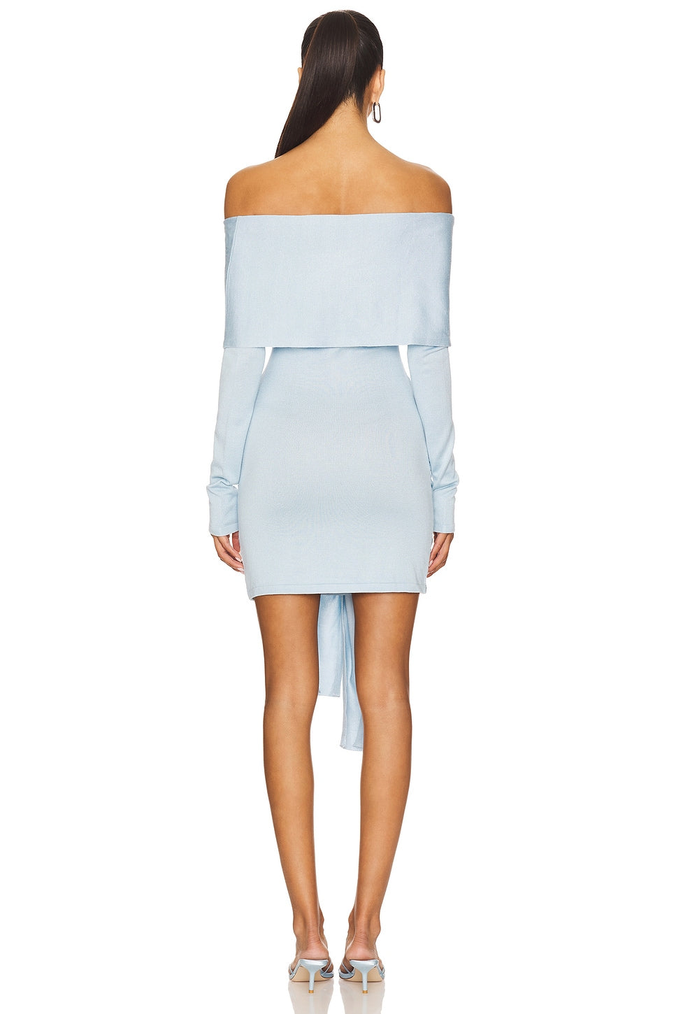 superdown x Yhasmina Ferrara Theresa Mini Dress in Baby Blue
