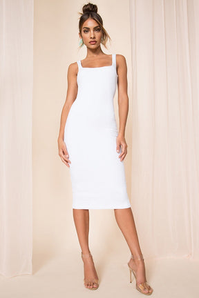 superdown Gail Tank Dress in White