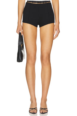 superdown Reese Hot Shorts in Black