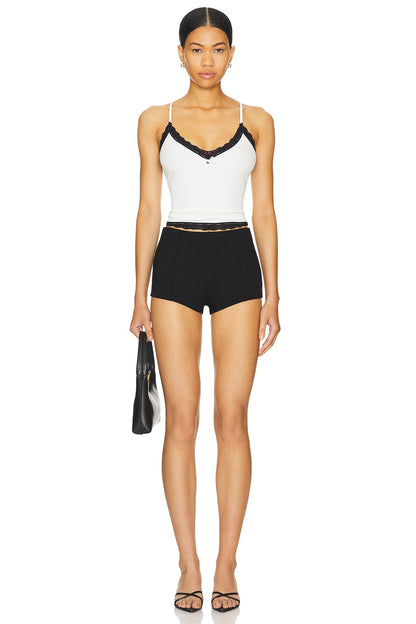 superdown Reese Hot Shorts in Black