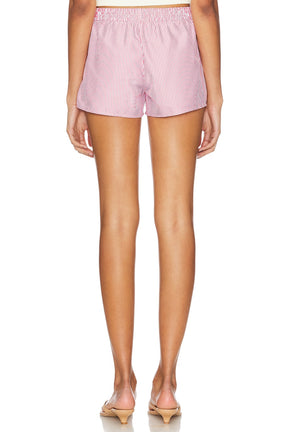 superdown Justine Relaxed Short in Red Stripe
