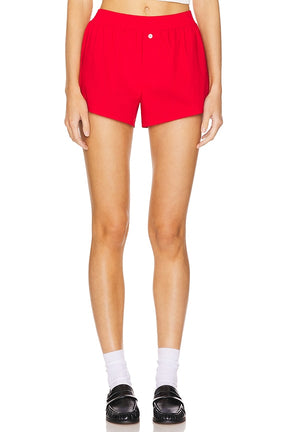 superdown Justine Relaxed Short in Red