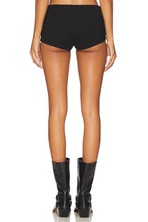 superdown Giovanna Micro Short in Black