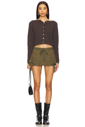 superdown Ciaran Skort in Army Green