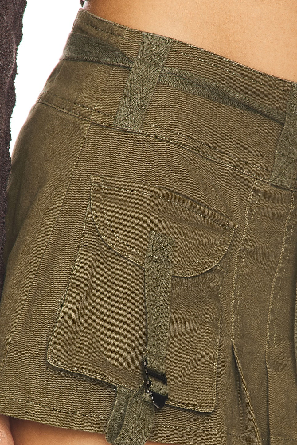 superdown Ciaran Skort in Army Green