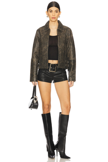 superdown Melania Micro Short in Black