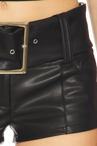 superdown Melania Micro Short in Black