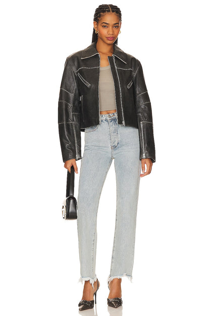 superdown Marilyn Denim Jean in Light Blue Wash