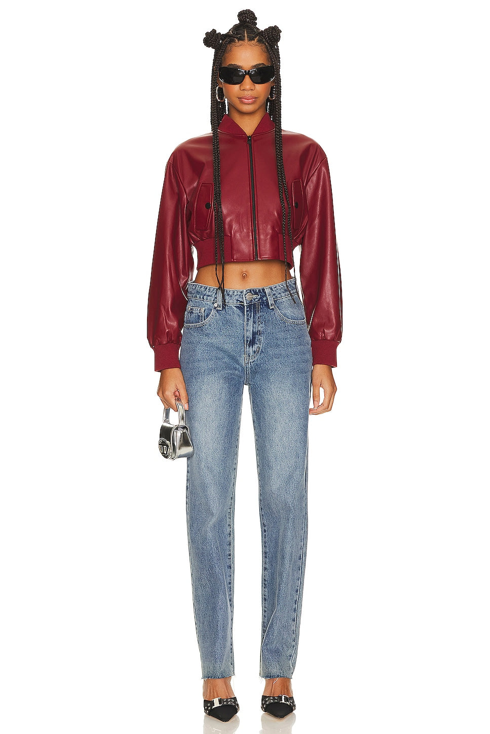 superdown Dylan Straight Denim Jean in Dark Wash