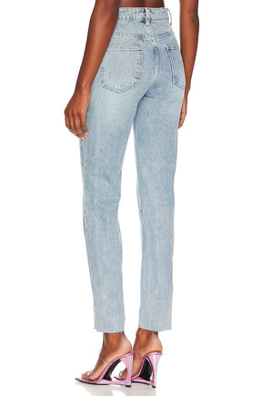 superdown Dylan Straight Denim Jean in Blue Wash