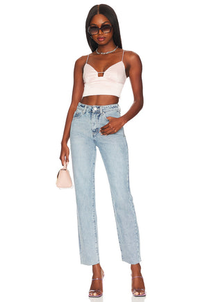 superdown Dylan Straight Denim Jean in Blue Wash