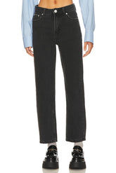 superdown Jinx Cropped Jeans in Black