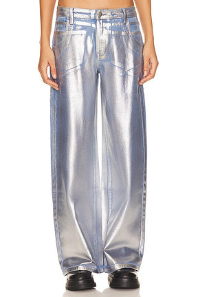 superdown Aisha Jean in Metallic Silver