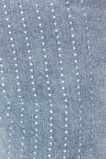 superdown Ileen Crystal Jean in Light Wash