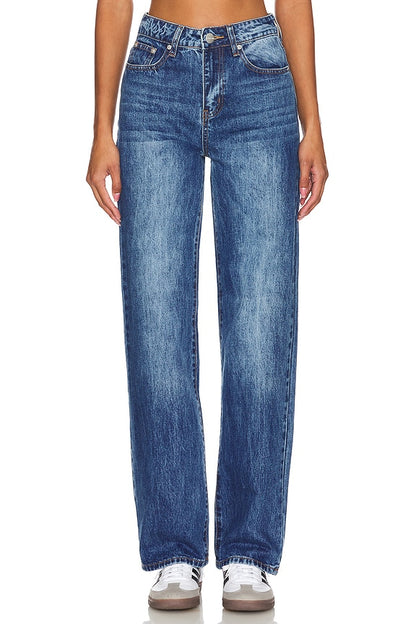 superdown Camille Jean in Blue Wash