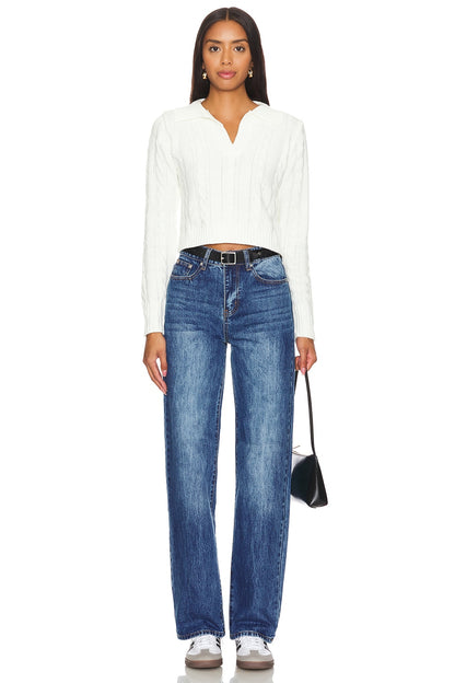 superdown Camille Jean in Blue Wash