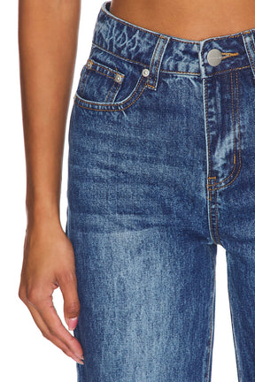 superdown Camille Jean in Blue Wash