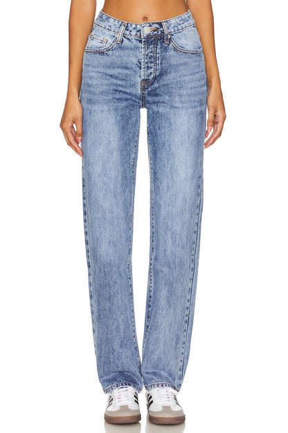 superdown Lanie Jean in Mid Blue Wash