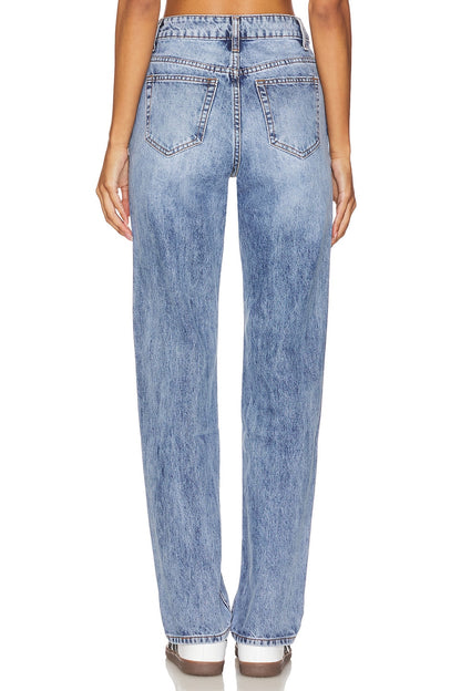 superdown Lanie Jean in Mid Blue Wash