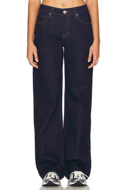 superdown Laya Baggy Jean in Dark Wash