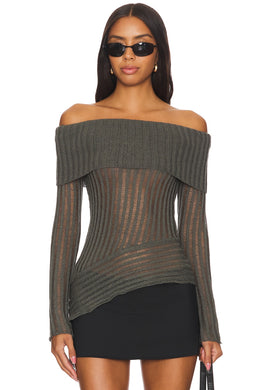 superdown Tawny Sweater in Grey