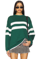 superdown Jordy Oversized Crewneck in Green
