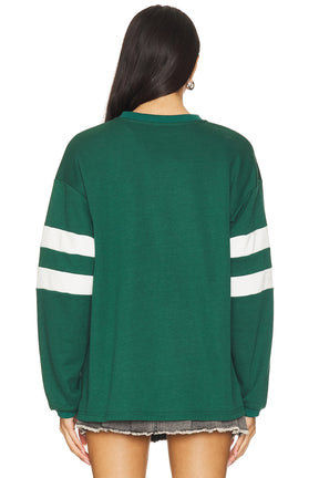 superdown Jordy Oversized Crewneck in Green
