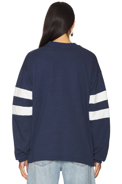 superdown Jordy Oversized Crewneck in Navy