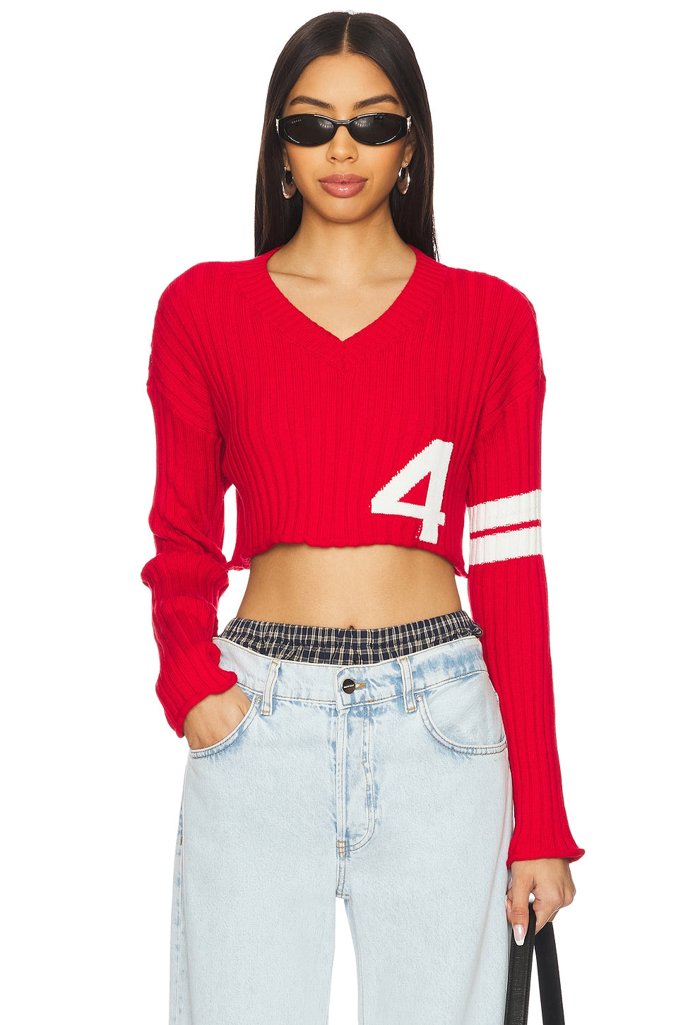 superdown Dorthie Sweater in Red