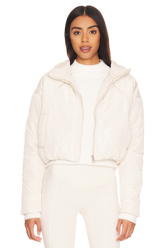 superdown Rania Cropped Jacket in Bone