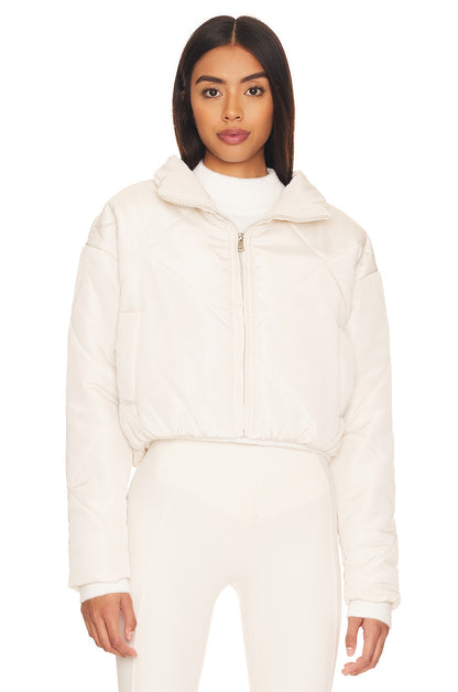 superdown Rania Cropped Jacket in Bone