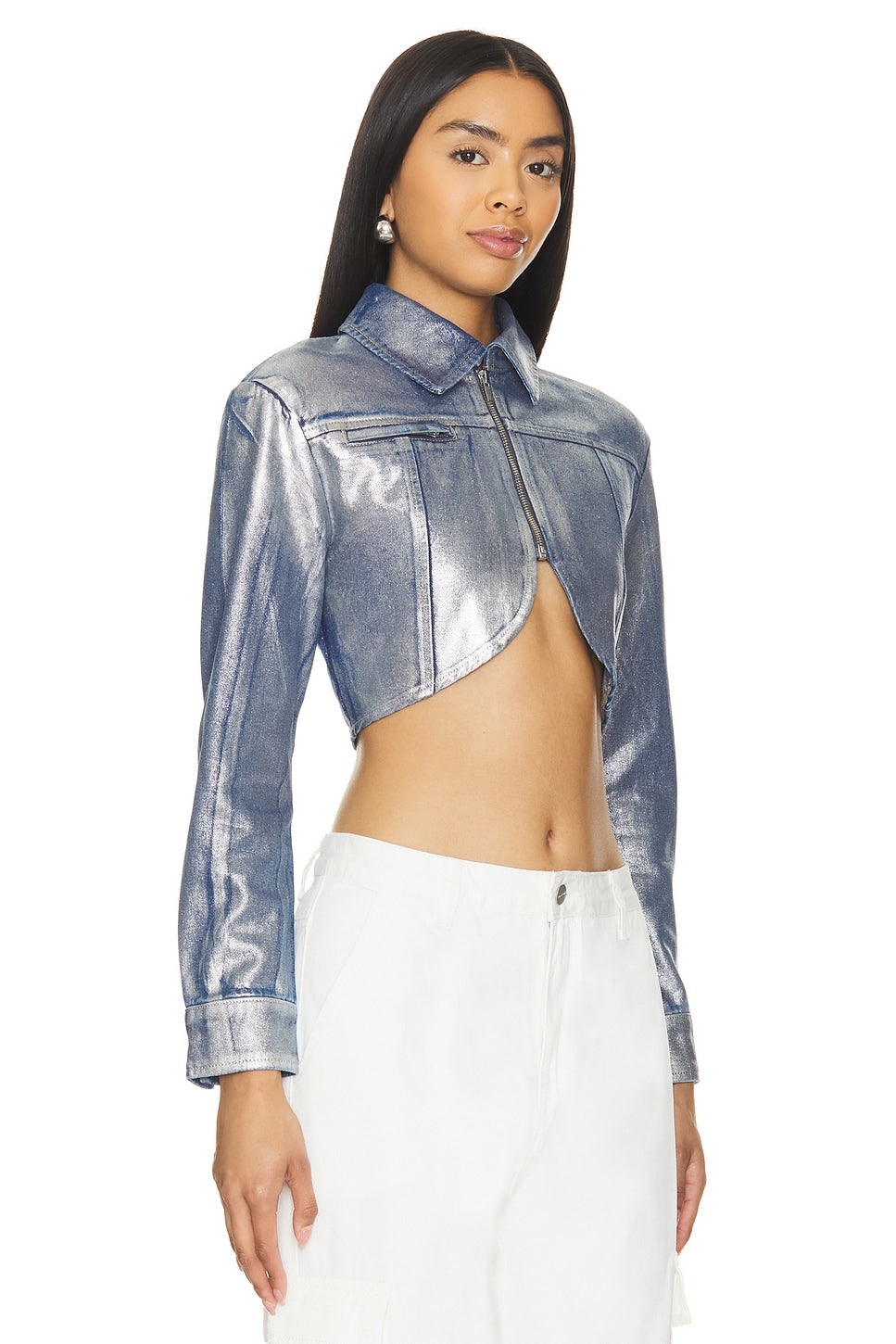 superdown Uma Jacket in Silver