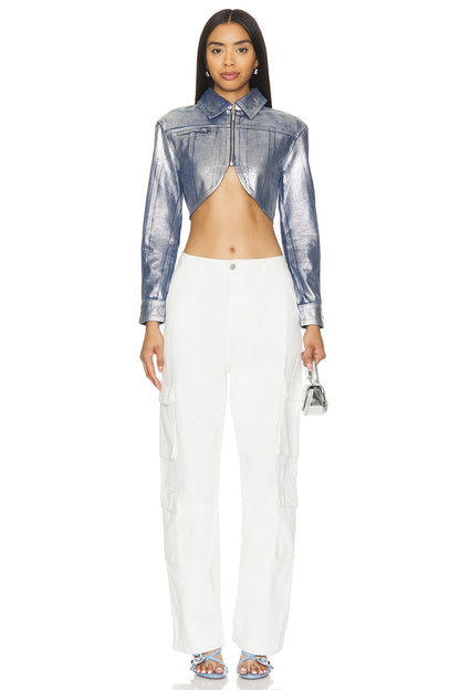 superdown Uma Jacket in Silver