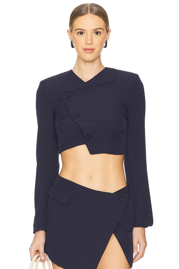 superdown Tarryn Jacket in Navy
