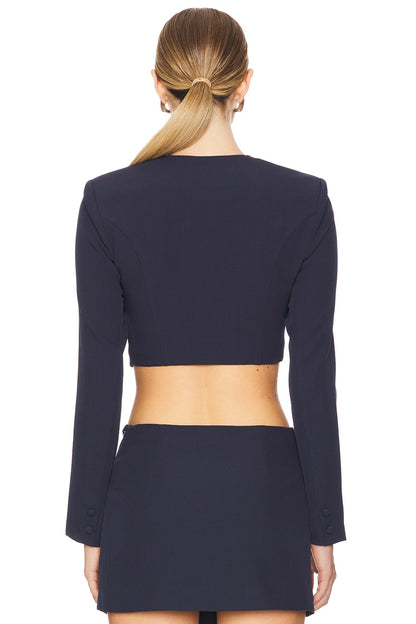 superdown Tarryn Jacket in Navy