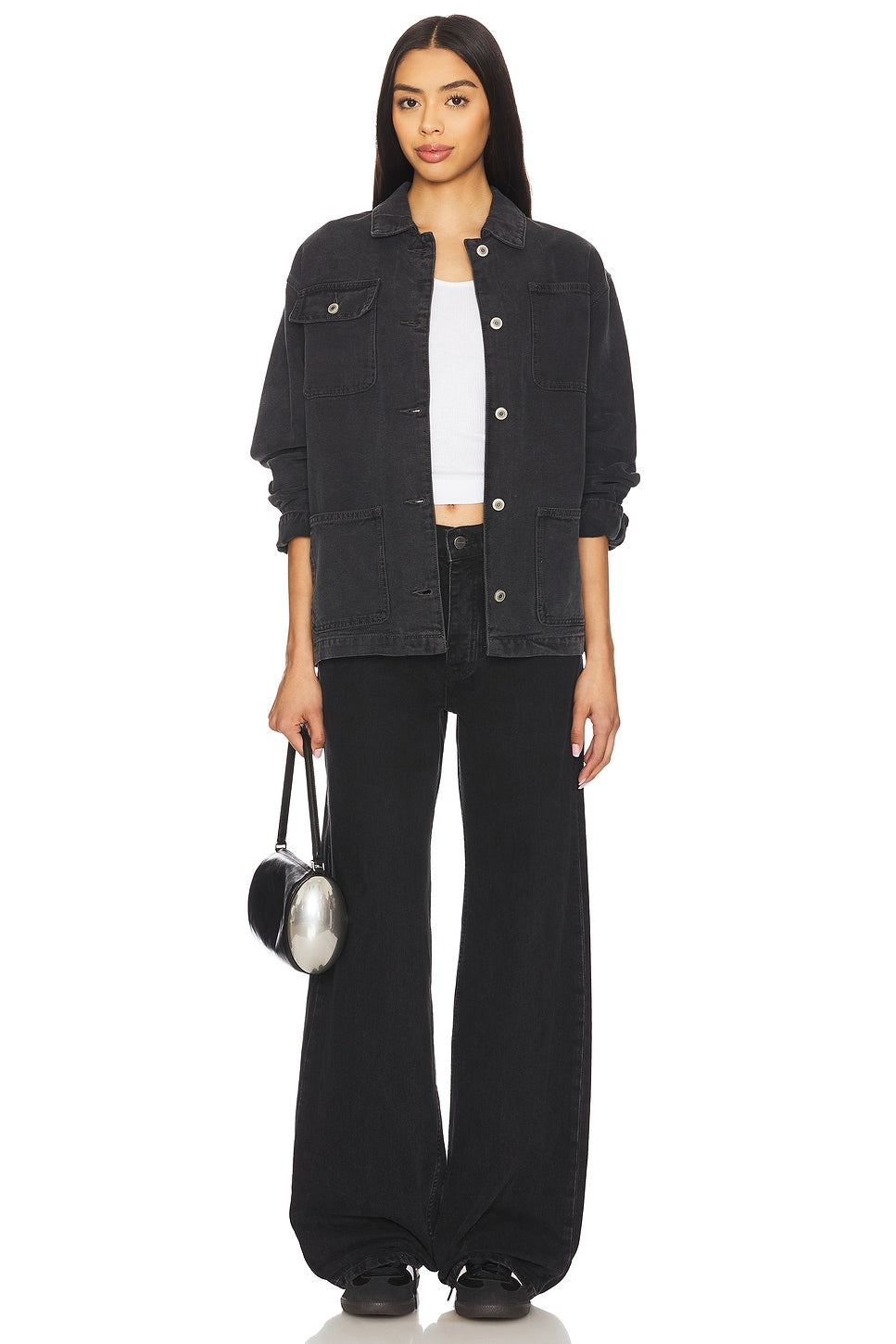 superdown Estella Jacket in Vintage Black