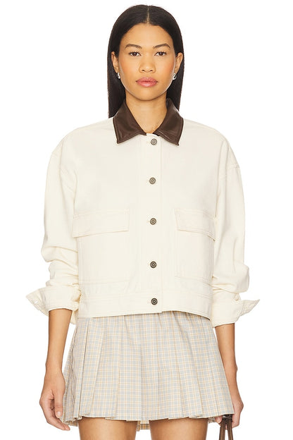 superdown Madrigal Jacket in Cream
